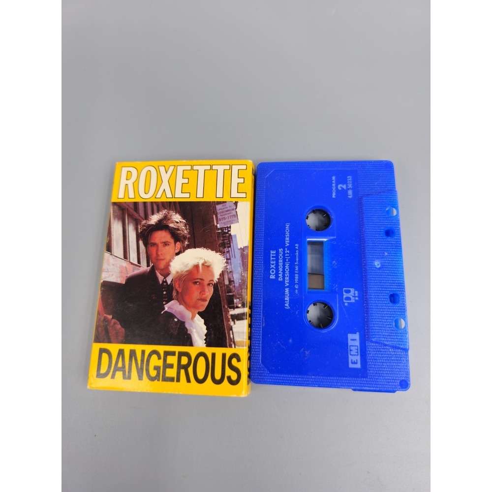 Dangerous ~ Roxette Cassette Tape Single 1989